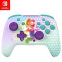 Turtle Beach Rematch Wireless Controller Officially Licensed for Nintendo Switch, Switch Lite/OLED, Works w/Nintendo Switch 2, Glows in the Dark, Rechargeable Battery - Invincible Mario Purple/Teal