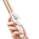 Mini Dual Voltage Curling Iron, Travel Curling Iron for European Travel, 1 Inch Ceramic Plates Hair Straightener Adjustable Temperature for All Hair Types