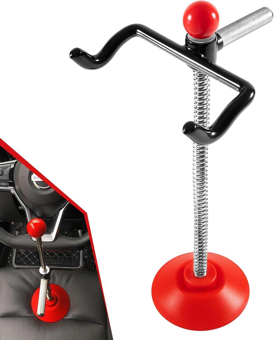 Steering Wheel Holder Stand Tool for Wheel Alignment, Adjustable Steering Wheel Alignment Lift Rack, for Trucks, Buses, Vans Wheel Alignment Essential Tool