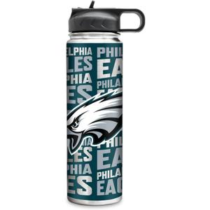 Rico Industries NFL Football Stainless Steel Tumbler with Lid - Great For Coffee, Tea, Water or Cocktails