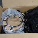 Hammered Stainless Steel Pots and Pans Set 10-Piece, Non-Toxic, Dishwasher Safe, Kitchen Cookware with Triple-Layer Clad Design for Even Heat & Durability