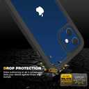 Diaclara Designed for iPhone 12/12 Pro Case, Full Body Rugged with Built-in Touch Sensitive Anti-Scratch Privacy Screen Protector, Soft TPU Bumper Case for iPhone 12/12 Pro 6.1" (Black)