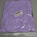 Girls Twirl Dress with Ruffle Sleeves Color Block Cotton Dress with Flare Hem,Purple,8Y (Purple)