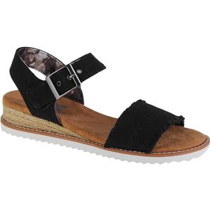 Skechers Women's Desert Kiss-Adobe Princess Sandal (6.5, Black)
