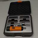 KNINE OUTDOORS Torque Screwdriver Wrench Driver Set 10-70 Inch Pounds lbs for Maintenance with T-bar Handle, 40 Hex Bits, 1/4" Socket, Shaft Extension, For Tools, Bike Repairing and Mounting (Orange)