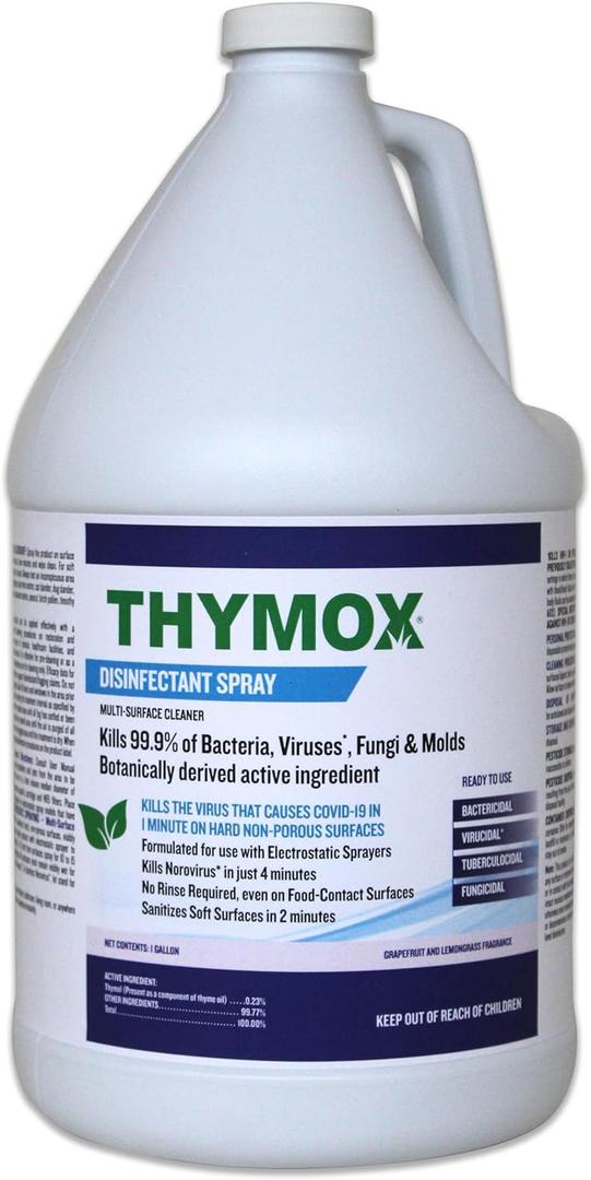 1 Gallon Botanical Disinfectant - All Natural Cleaner Mold Remover, Multipurpose Cleaner, Mold Killer - Ideal for Restoration Jobs and Water Damage, Pet Friendly Natural Disinfectant (128 Fl Oz (Pack of 1))