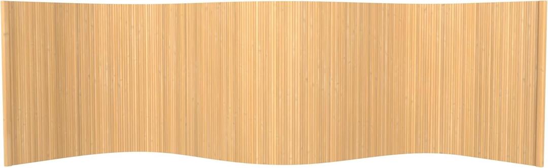 Red Lantern 2 ft. Short Bamboo Wave Screen - Honey