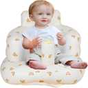 Baby Inflatable Seat for Babies 3-36 Months, Built in Air Pump, Baby Support Seat Summer Toddler Chair for Sitting Up, Baby Shower Chair Floor Seater