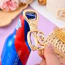 50Pcs 50th Birthday Bottle Opener Set, 50th Golden Bottle Openers Birthday Personalized Party Favors 50th Wedding Anniversaries Souvenirs Favors for Guests Gifts Decorations50th