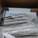 Mophorn Stainless Steel Table Work Table 24 x 24 x 34 Inch Commercial Food Prep Worktable Heavy Duty Prep Worktable Metal Work Table with Adjustable Feet for Restaurant, Home and Hotel