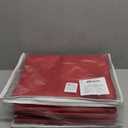 Decorelia Waterproof Reusable Small Table Cloths for Dining Table, Outdoor Washable Cloth Tablecloths for Rectangle Tables for Holiday, Wedding, Dining(Oblong, 52 X 70 Inch (4-6 Seats), Red)