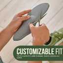 High Arch Support Inserts for Men & Women  Heavy Duty Insoles for Flat Feet, Orthotics for Plantar Fasciitis, Work Boots, Standing All Day & Heel Pain Relief S - Men 8.5/Women 9.5