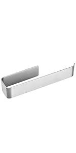 Stainless Steel Towel Rack Non-Perforated Toilet Storage Towel Rack Bathroom Shelf Wall Rack