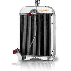 3 Row Radiator Replacement for Ford 8N 9N 2N Models 86551430 W/Cap Tractor Radiators Aluminum for Ford 8N for Ford 9N for Ford 2N