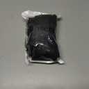 Iioscre Medium Crossbody Crescent Bag for Women Men Trendy, Nylon Crossbody Hobo Bag with Adjustable Strap and Inner Pockets (Black)