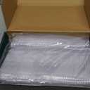 FOCUSLINE 360 Count 6.2 Inch Clear Plastic Spoons Heavy Duty, Solid and Durable Premium Disposable Spoons Bulk, Suitable for Catering, Parties, Events and Everyday Use