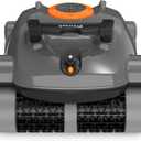 Gosvor Cordless Pool Vacuum, Dual Cleaning Modes, Automatic Robotic Pool Cleaner Lasts 90 Mins, Self-Parking, Portable, 1200-1900GPH Suction Power, Ideal for Above Ground Pool up to 860 sq.ft, Orange