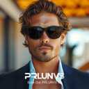 Polarized Sunglasses for Men and Women - Classic Fashion Sun Glasses Lightweight Shades for Driving Fishing Golf (A1 Black/Ice Blue Mirrored/Red Mirrored)