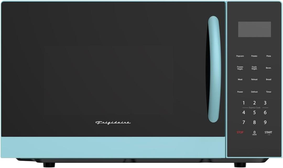 FRIGIDAIRE RMW953-BLUE 0.9-Cubic Feet Microwave Oven with Oversized Display, Blue