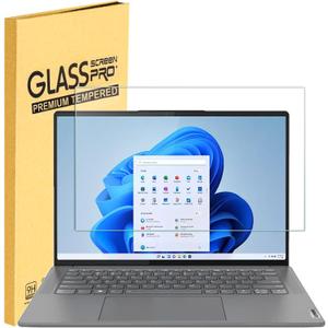 14.5 inch Tempered Glass Screen Protector for Lenovo Yoga Pro 7 / 7i & Yoga Slim 7 & Yoga Slim 7 Pro X & Yoga Pro 9i/Slim Pro 9i & ThinkPad P14s & Legion Slim 5 14.5" 9H Hardness, Ultra Clear Scratch Resistant 14.5 inch Tempered Glass Screen Protector for Lenovo Yoga Pro 7 / 7i & Yoga Slim 7 & Yoga Slim 7 Pro X & Yoga Pro 9i/Slim Pro 9i & ThinkPad P14s & Legion Slim 5 14.5" 9H Hardness, Ultra Clear Scratch Resistant