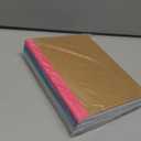 PAPERAGE 6-Pack Composition Notebook Journals, 120 Pages, Kraft Cover with Rainbow Spines, College Ruled Lined Paper, Small Size (8 in x 5.75 in)  for Home, Office or School Supplies