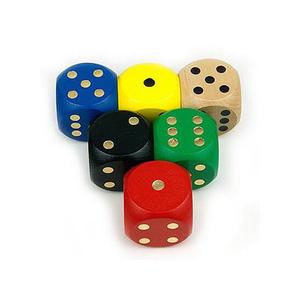 Standard Game Dice Multi-Color