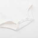 Teach Leanbh Baby Boys Pure Color Cotton Short Long Sleeve Polo Bodysuit 3-24 Months (Black, 6 Months)