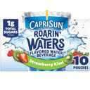 Capri Sun Roarin' Waters Strawberry Kiwi Surf Flavored Water, 10 ct - Pouches, 60.0 fl oz Box