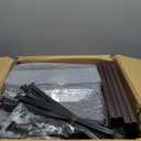 BAOYOUNI Rectangular Raised Garden Bed Kit Indoor Outdoor Plastic Planter Grow Box for Fresh Vegetables, Herbs, Flowers & Succulents, Brown, 76.77'' x 15.35'' x 14.96''