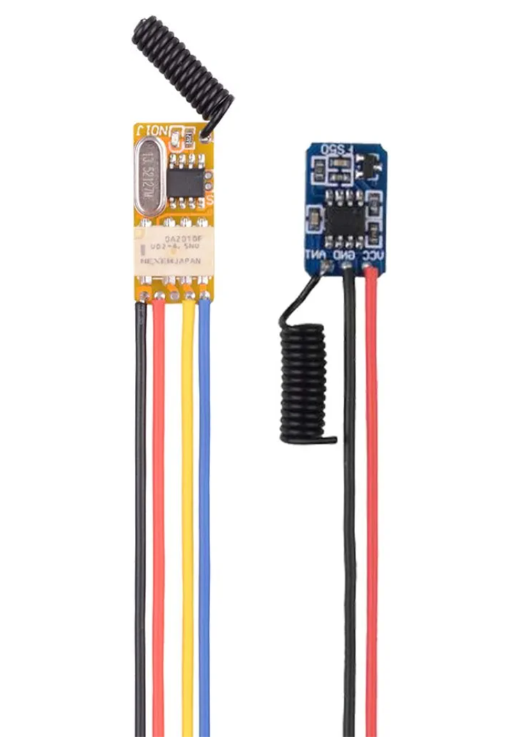 3.7-12V Wireless Remote Control Switch Mini Small PCB 433mhz RF Transmitter,3V -12V Battery Power Circuit Micro Controller for DIY