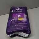 Poise Overnight Incontinence & Postpartum Pads for Bladder Leaks, 8 Drop Extra Coverage, 36 Count