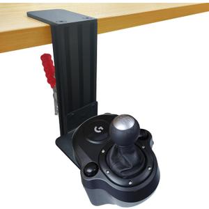 Desk Mount for Racing Sim Shifter Compatible with Logitech G Driving Force Shifter and Thrustmaster TH8S & TH8A Shifter-Enduring Metal Desk Mount for Racing Wheel Driving Game Shifter
