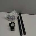 41mm Clip on Handlebars 1" Riser fit 41mm Fork Tube 7/8" Motorcycle bars, 41 mm Clip ons Handlebar CNC Black