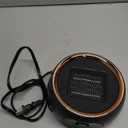 Space Heater, Portable Electric 500W PTC Ceramic Heaters for Indoor Use, Efficient Fast Heating, Tip-Over & Overheat Protection, Quiet Small Mini Desk Heater for Bathroom Home Office Bedroom (Black)