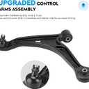 Front Lower Control Arm w/Ball Joint for Acura MDX 2006, Honda Pilot 2006-2008, Left & Right, Driver & Passenger, Suspension Kit K621349 K621350 K750124, 4Pcs