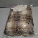 GAP Men's Long Sleeve Hooded Flannel Button-Down Shirt, Medium (M)