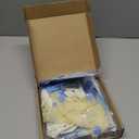 First Birthday Decorations for Boy - Complete Party Set with High Chair Banner, Number 1 Balloon, One Cake Topper, Crown, Balloons & Birthday Banner(Blue)