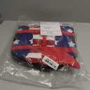 Malier Dog Life Jacket, High Buoyancy Shark Swimsuit, Ripstop American Flag, Medium, Red & Dark Blue