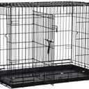 Precision Pet Products Two Door Great Crate Wire Dog Crate, 36 Inch, For Pets 50-70 lbs, With 5-Point Locking System