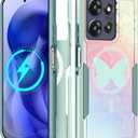 LISEVOfor Moto G Power 2025 Case - for Motorola Moto G Play 2025 Case Compatible with MagSafe Women Cute Girls Magnetic Protective Phone Cover Girly Pretty Butterfly Heavy Duty Shockproof Design