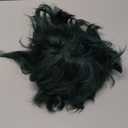 XiongXiongLe Dark Green Short Cosplay Wig Women Costume Hair Replacement Wigs for Adult Cos Role Playing Daily Party Halloween Christmas Comic