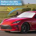 Sunshade for Toyota 86 2017-2021 Sun Shade Custom Fit 2022-2023 Toyota GR86 Front Window Shield fit 2013-2023 Subaru BRZ/2012-2016 Scion FR-S FRS Cover Windshield Sun Visor Protector Block UV Heat