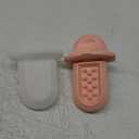 Diggs Groov Crate Training Aid for Puppies and Nervous Dogs  Calming Lick Mat for Crate Training & Separation  Puppy Enrichment Toy with Freezer Shell  BPA-Free  (Blush)