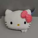 Northwest Hello Kitty Polka Dot Pretty Small Cloud Pillow 12 Inch  Kawaii Plush Stuffed Toy for Kids, Adults, Bedroom & Playroom Decor, Great Gift Idea