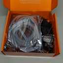 Lamomo LED Neon Lights, 12V Warm White Dimmable LED Strip Lights, 16.4ft/5m Waterproof LED Neon Rope Lights, Silicone 3000K Neon LED Strip for Bedroom Indoor Home Decor (Power Adapter Included)