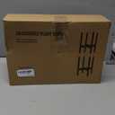 MUDEELA 2 Pack Indoor Plant Stands, 2 Tier Tall Plant Stand 30 inches, Mid Century Bamboo Plant Stand, Adjustable Width 8 - 12 inches, Fits Pot Size of 8 9 10 11 12 inches Pot & Plant Not Included, Black