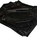 6' x 6' Dry Top Black Drawstring 8-mil Poly Tarp Item #500660