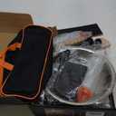 35PCS Griddle Accessories Kit, Flat Top Grill Accessories Set for Blackstone and Camp Chef, Grill Spatula Set with Enlarged Spatulas, Basting Cover, Scraper for Outdoor Barbecue