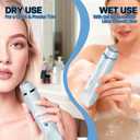 Electric Razors for Women, Waterproof Pubic Hair Trimmer, Shaver for Women Private Area, Painless Bikini Trimmer for Women, Dual Head, Gentle on Sensitive Skin