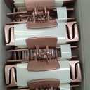 8pcs Bridesmaid Proposal Gifts 4.1 Inch Square Set of 8 Bachelorette Hair Claw Clips ideas Bridal Shower Gift for Wedding Party Favors (12pcs Rose Gold)